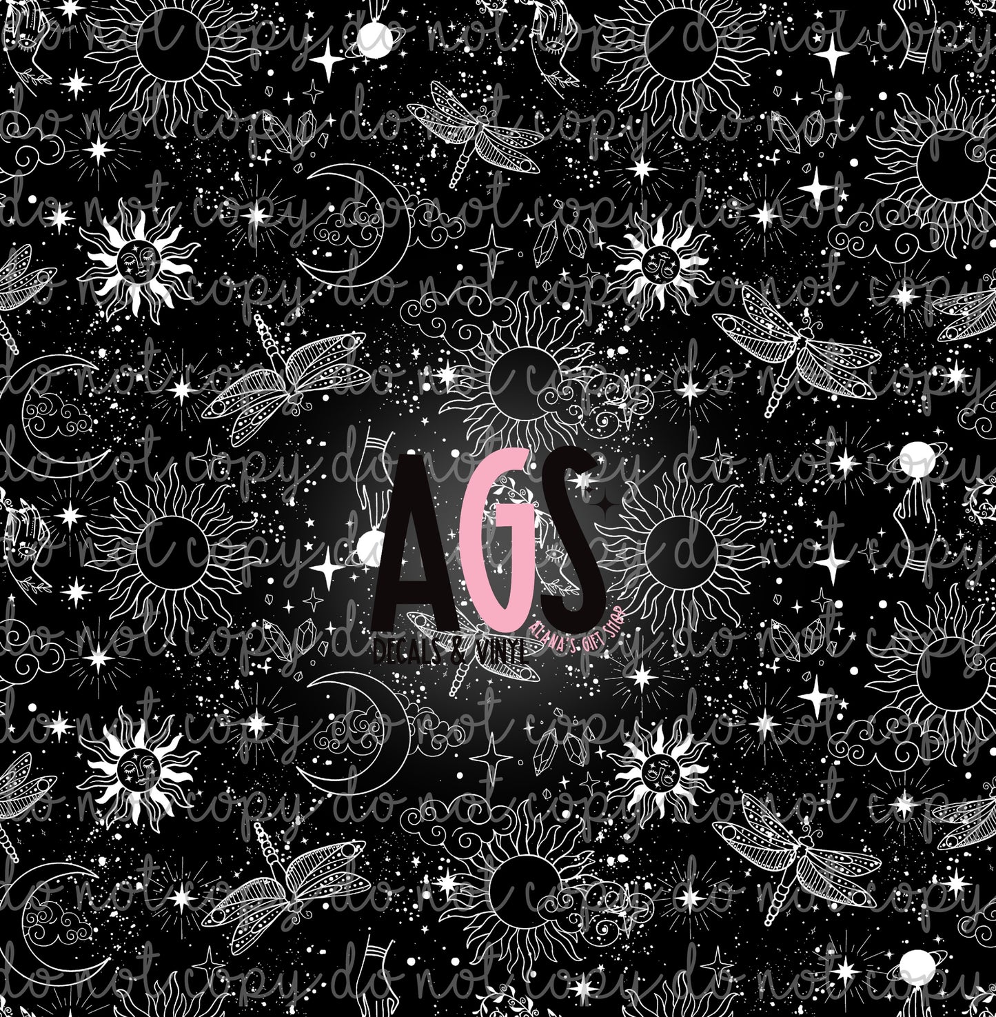 0633 Black & White Celestial