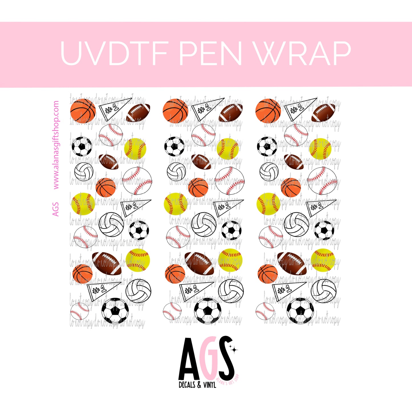 PEN WRAP 053 - All Sports Teams