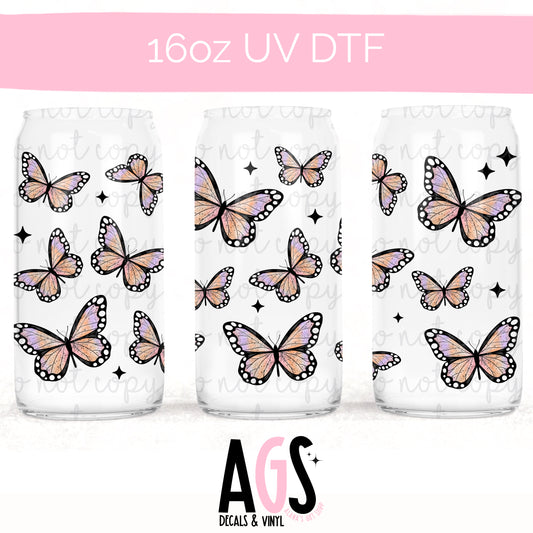 UV DTF- 017 More Butterflies
