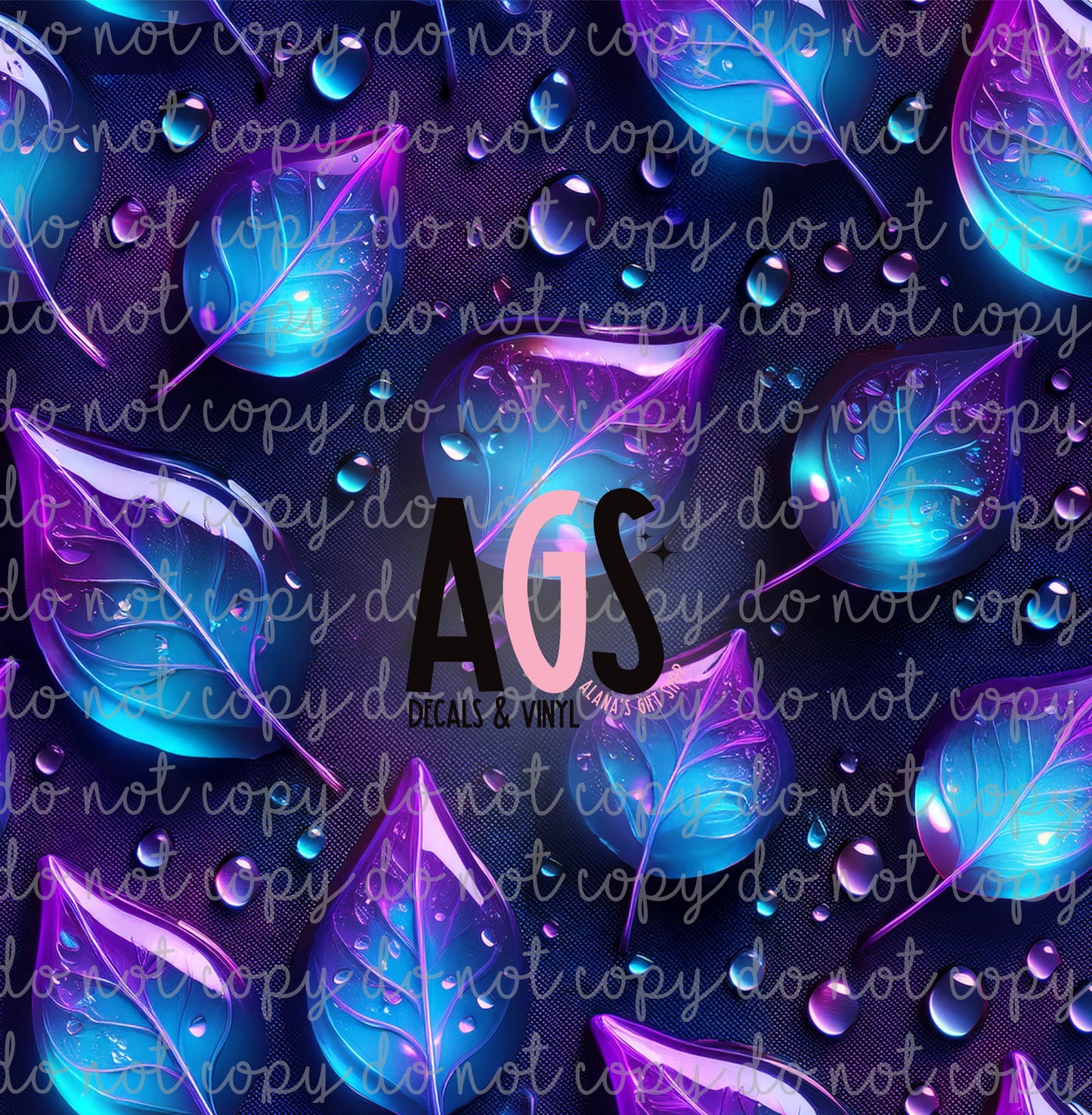 1729 Dewdrop & Leaves