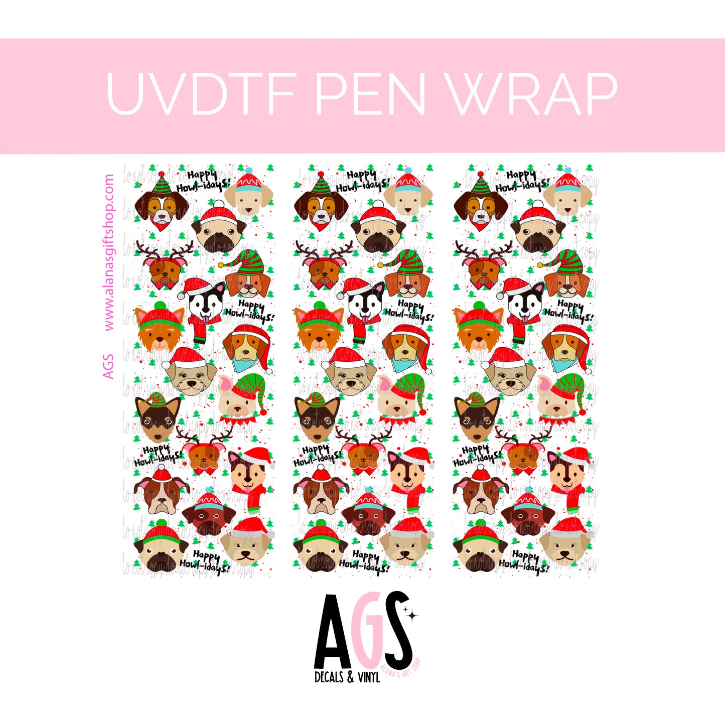 PEN WRAP 058 - Happy Howl-idays