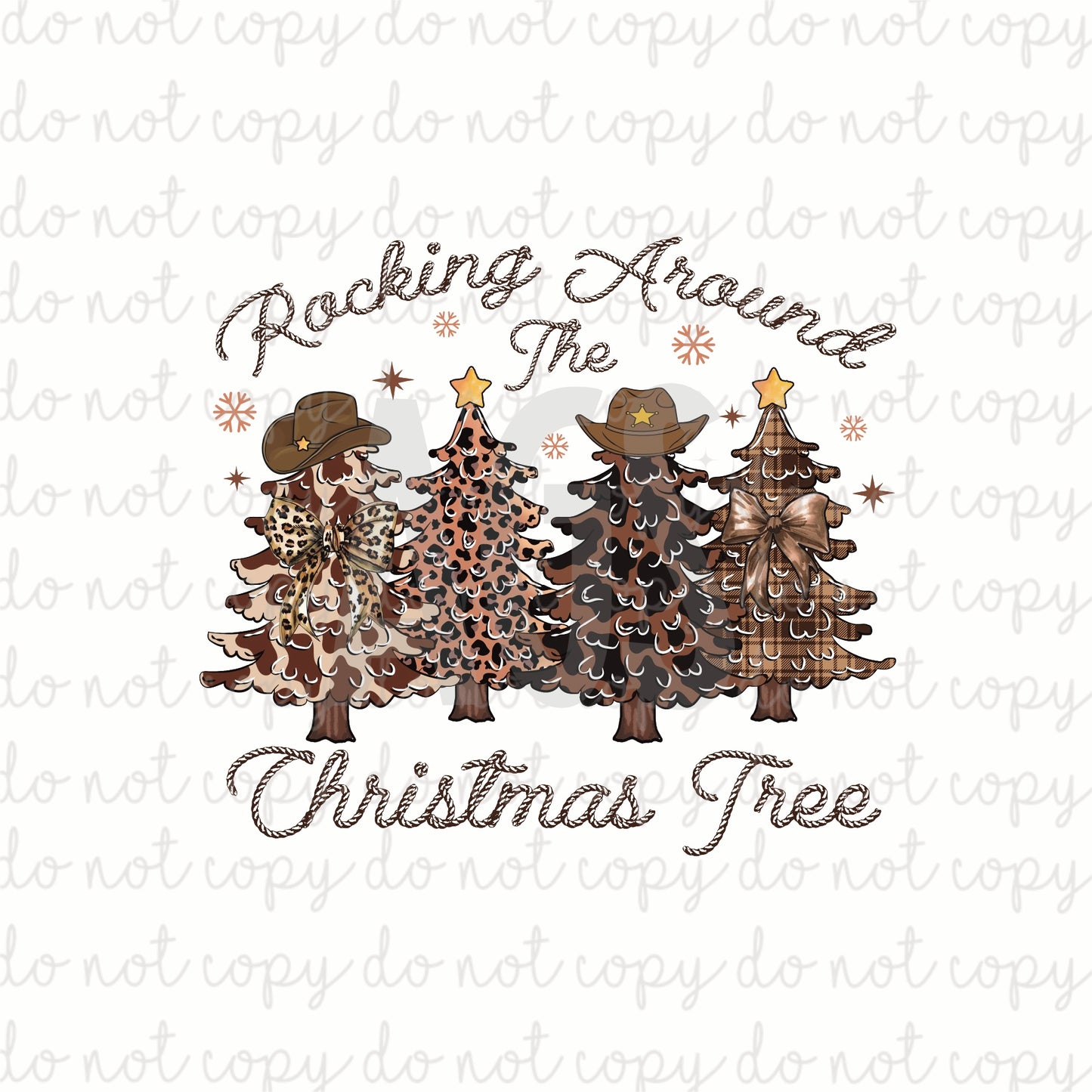 DECAL 025 Rocking Around The Christmas Tree