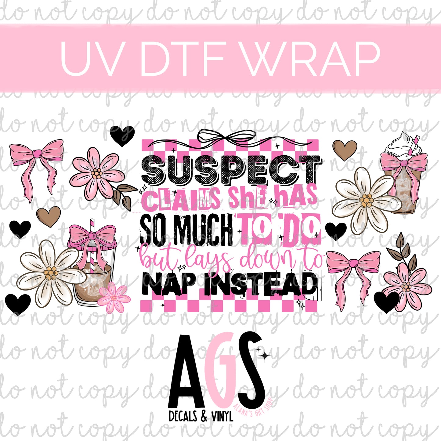 UV DTF WRAP 130 Nap Instead