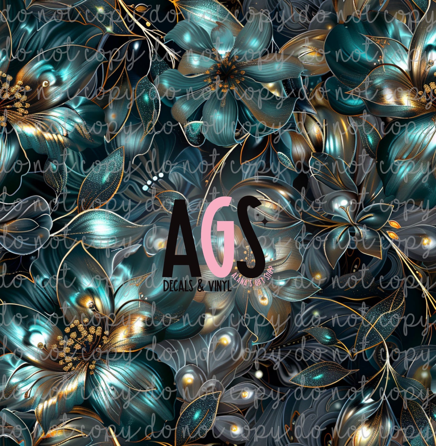 1906 Holo Mirage Flowers