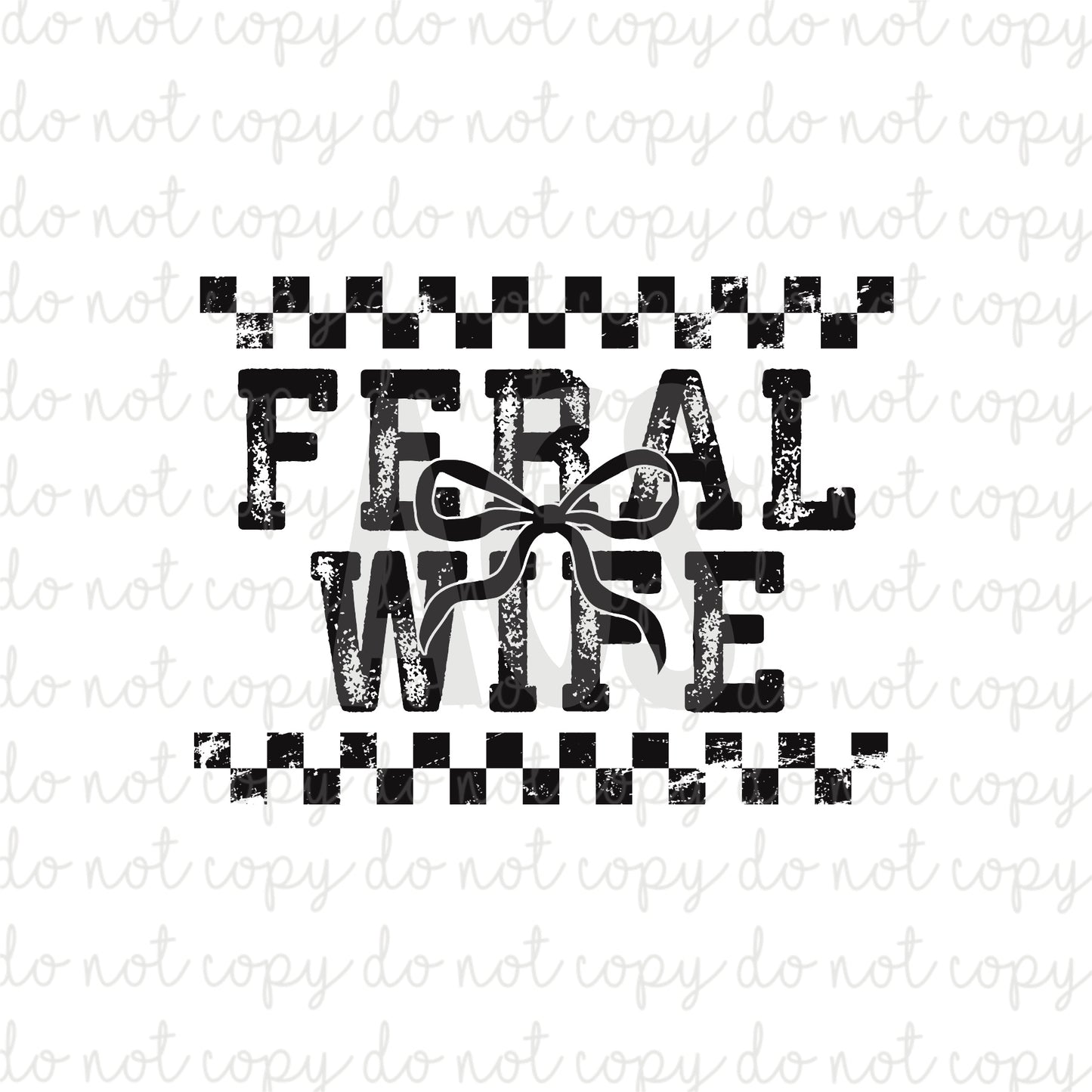 DECAL 108 Feral Wife