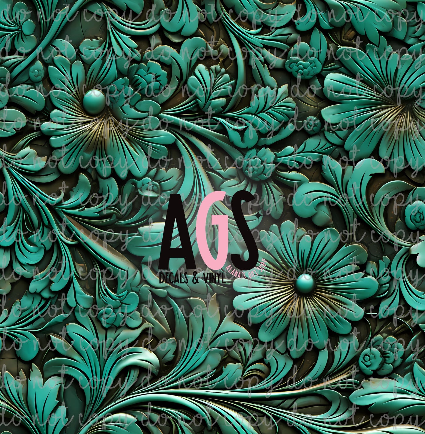 1750 Flower Teal Tool