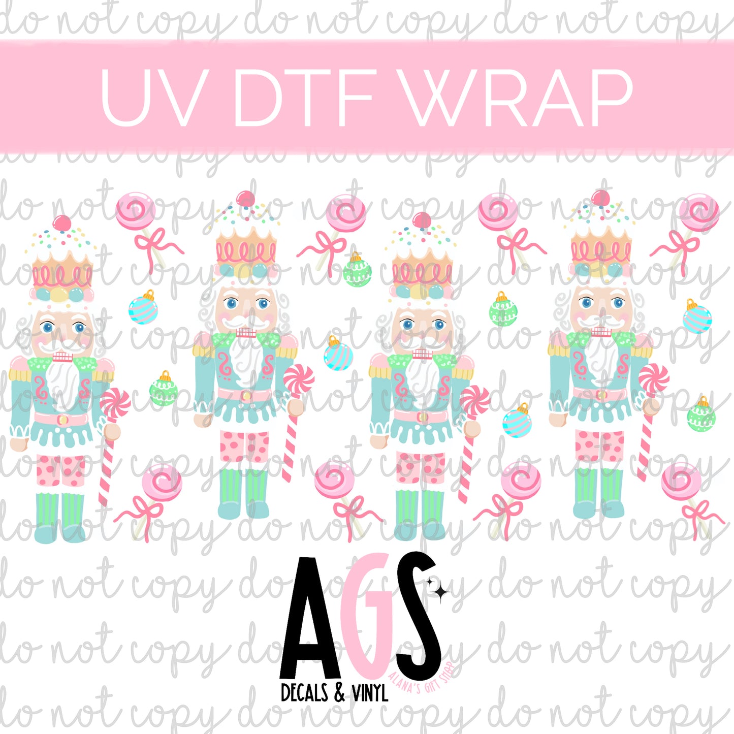 UV DTF WRAP 001 Pastel Nutcracker