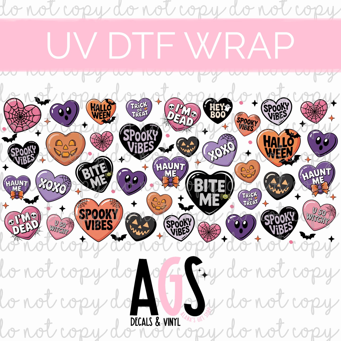 UV DTF WRAP 149 Halloween Lover