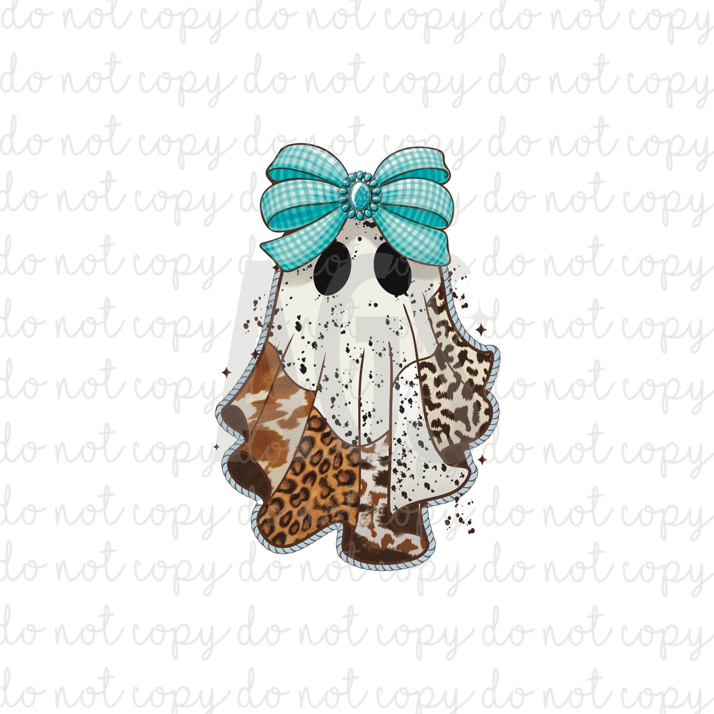 DECAL 165 Cowgirl Ghostie