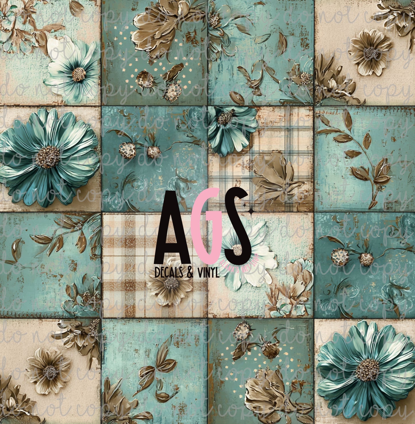 2087 Floral Western Patches Feb Box