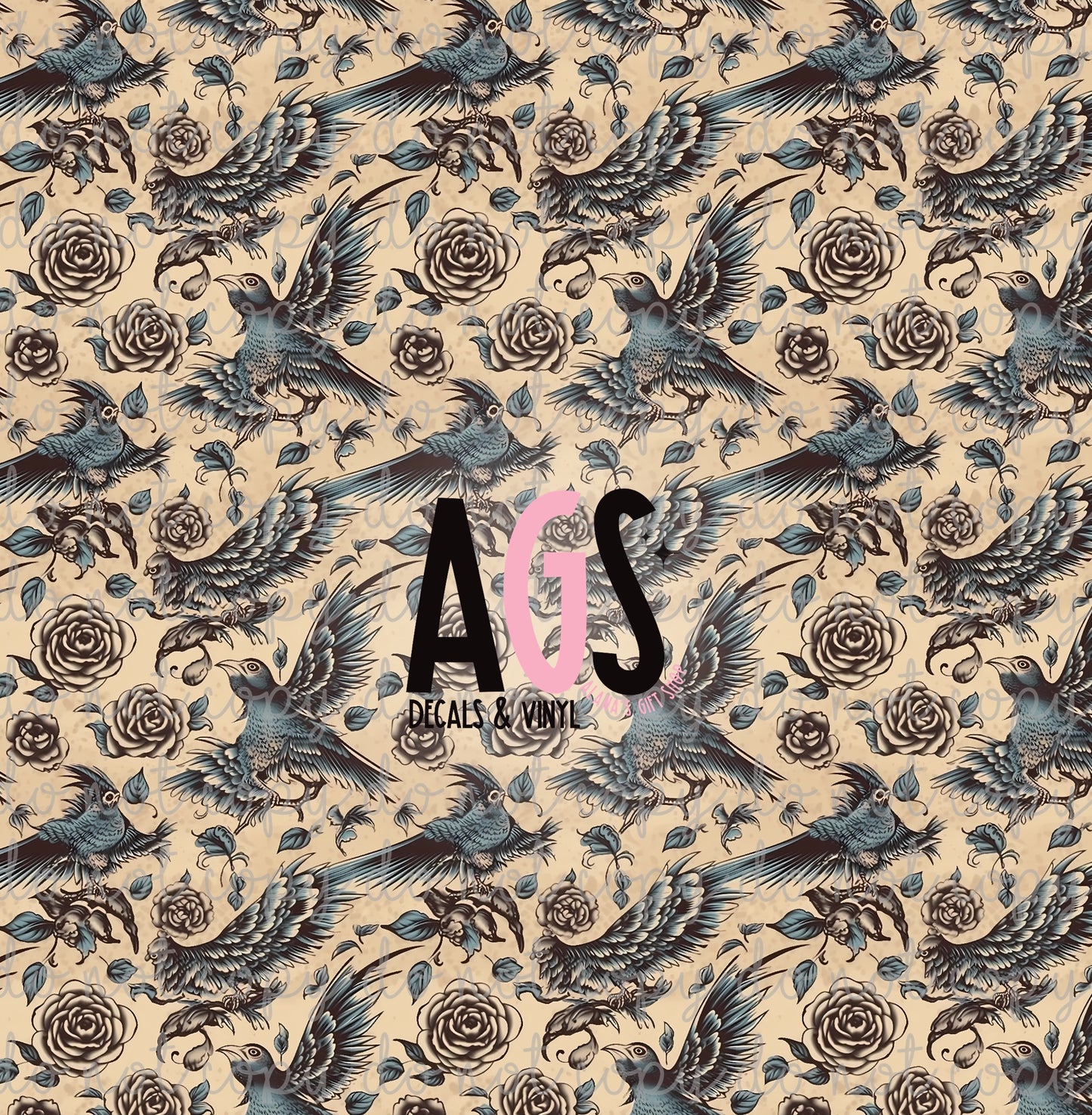 0785 Blue Bird Tattoo