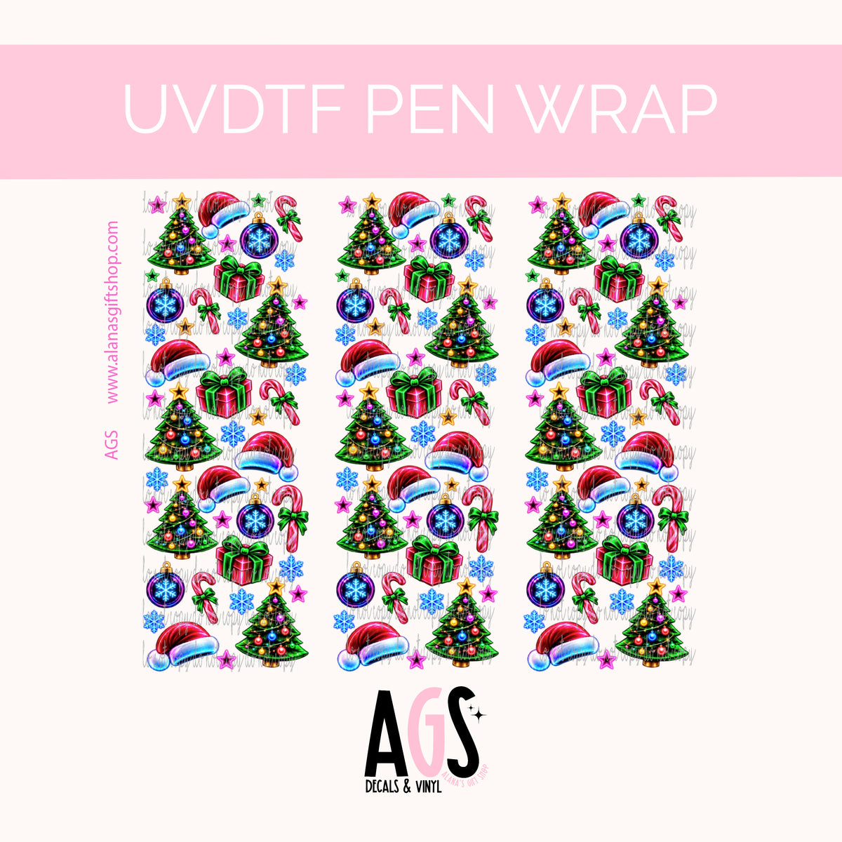 PEN WRAP 083 Neon Christmas