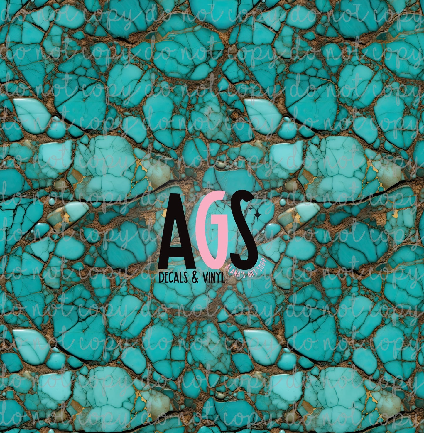 0758 Turquoise Pebbles