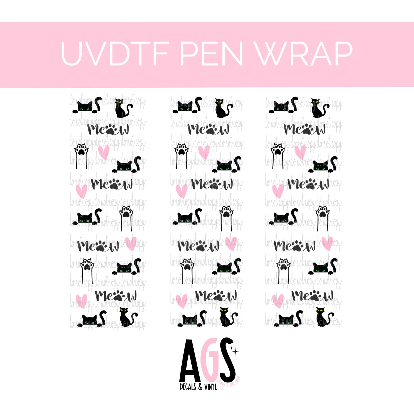 PEN WRAP 050 - Meow Cat