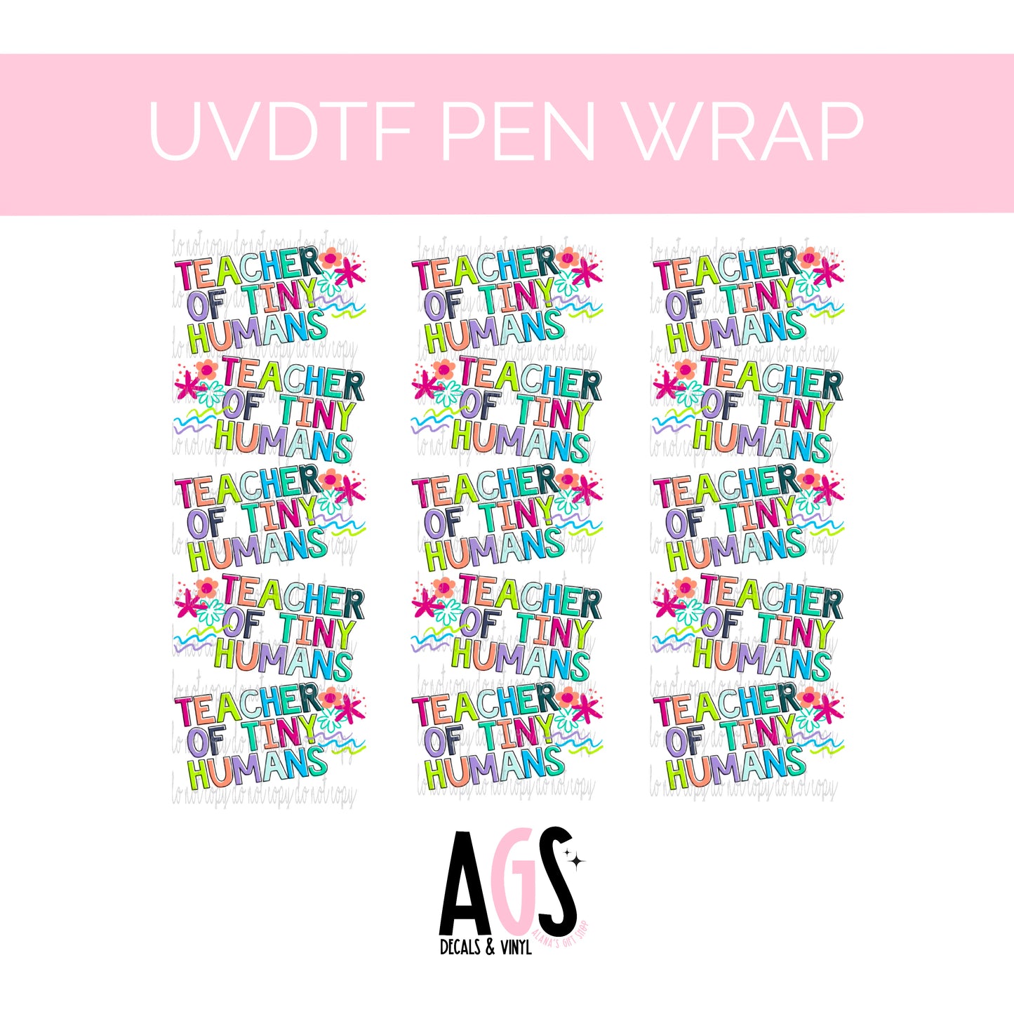 PEN WRAP 016 - Teacher Of Tiny Humans