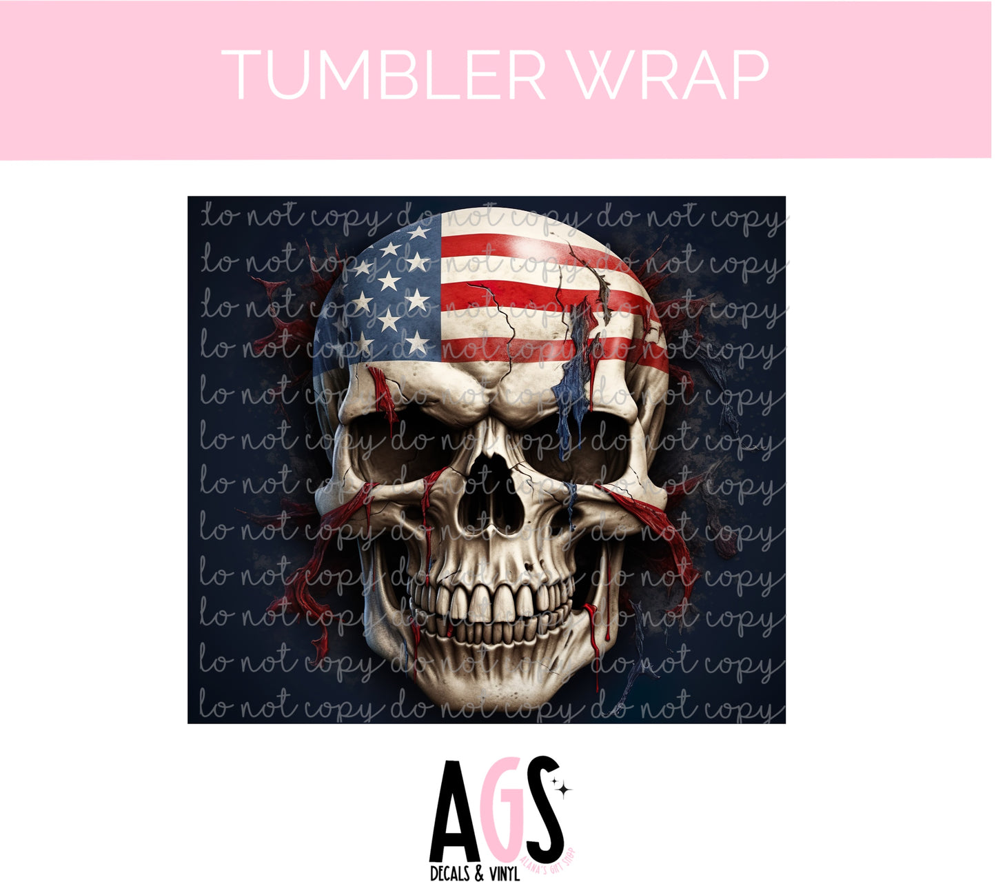 TW-082 Patriotic Skull