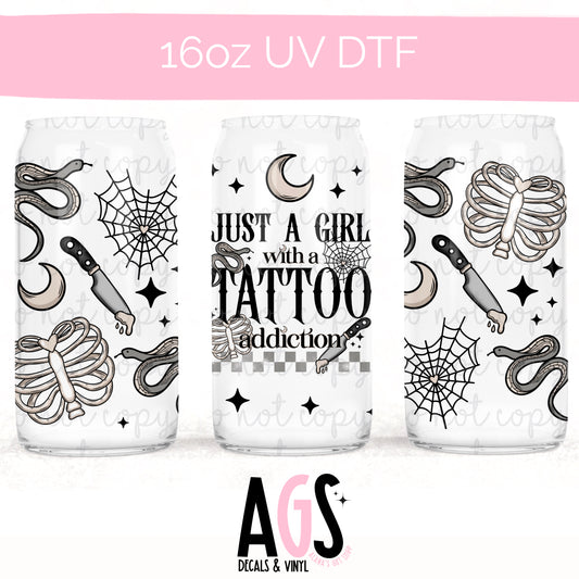 UV DTF- 005 Tattoo Addiction