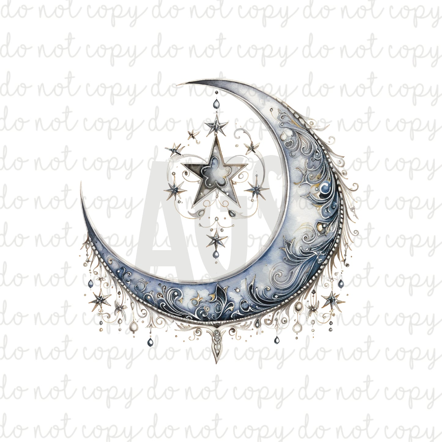 DECAL 135 Star On The Moon - March Box