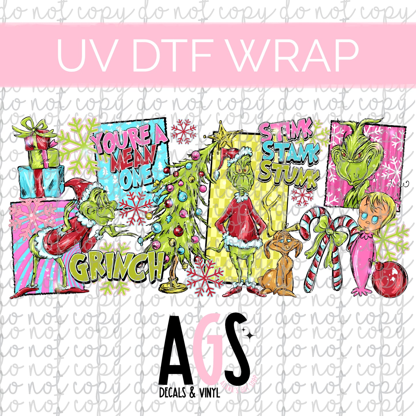 UV DTF WRAP 127 Stink Stank Stunk