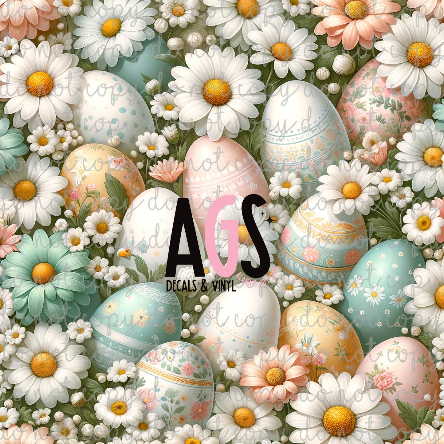 1620 Pastel Easter Daisies