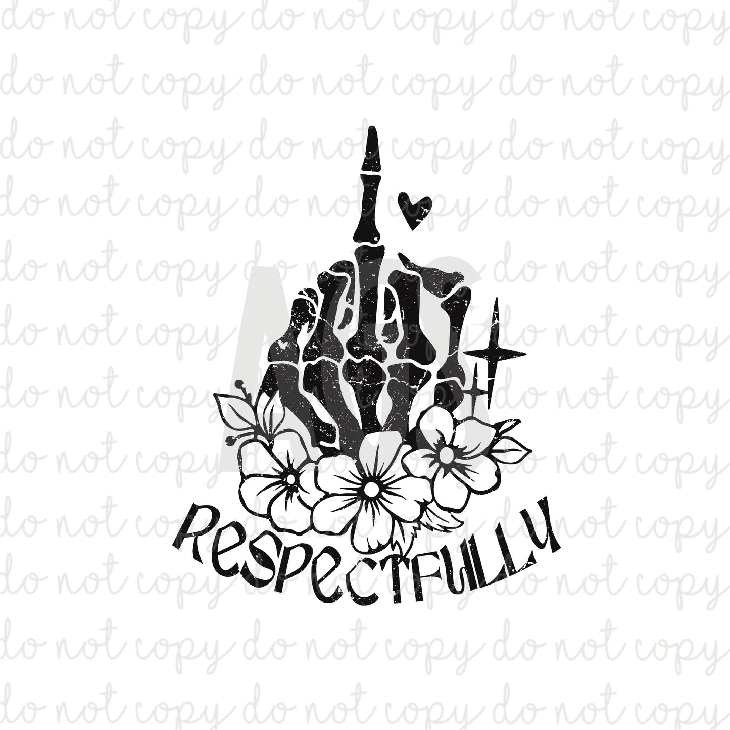 DECAL 125 Respectfully