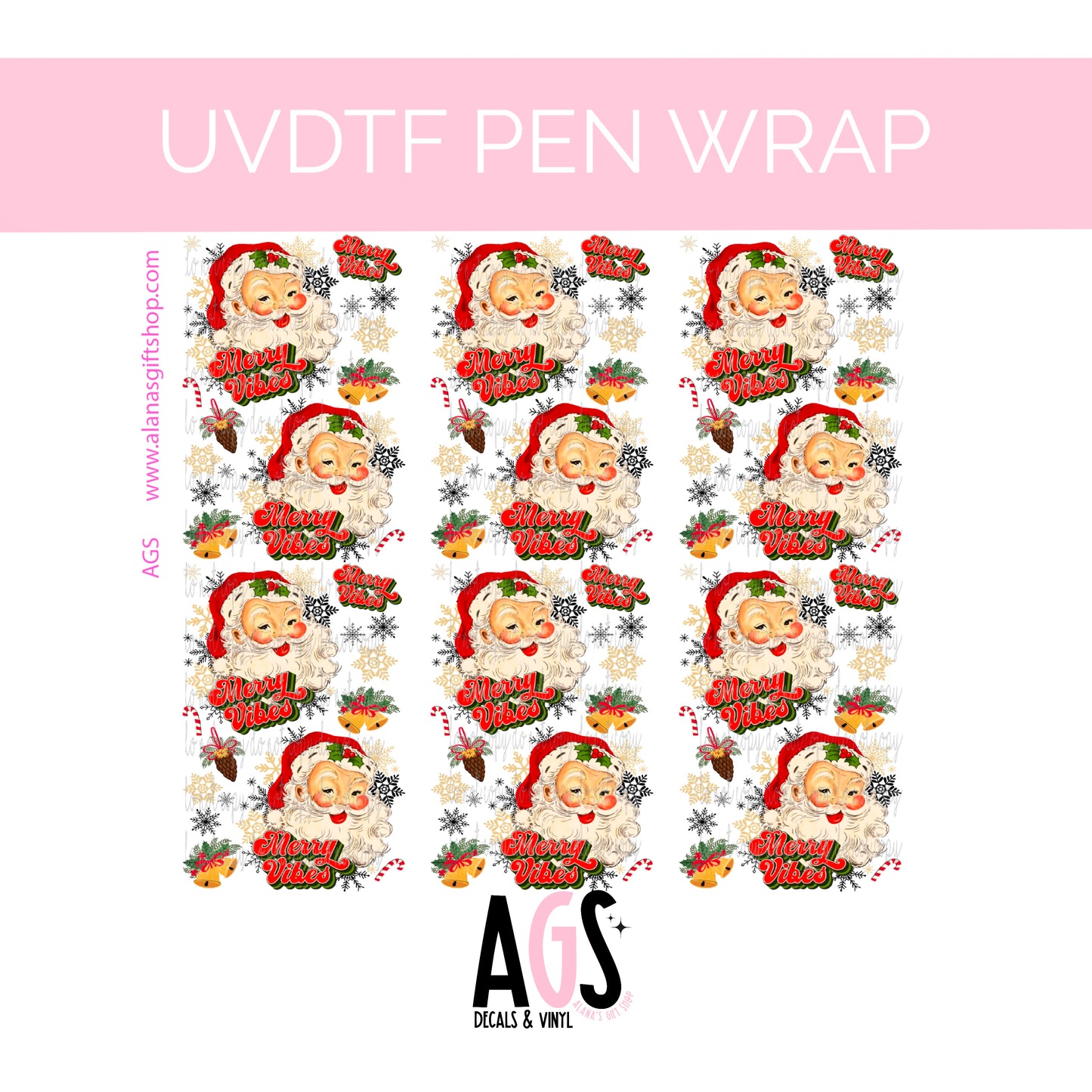 PEN WRAP 060 - Vintage Santa