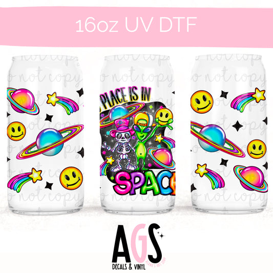 UV DTF- 003 My Place Is In Space