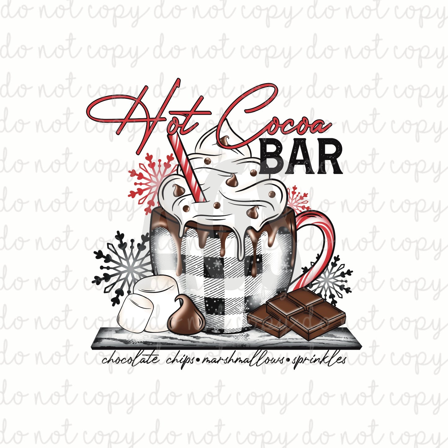 DECAL 194 Hot Cocoa Bar