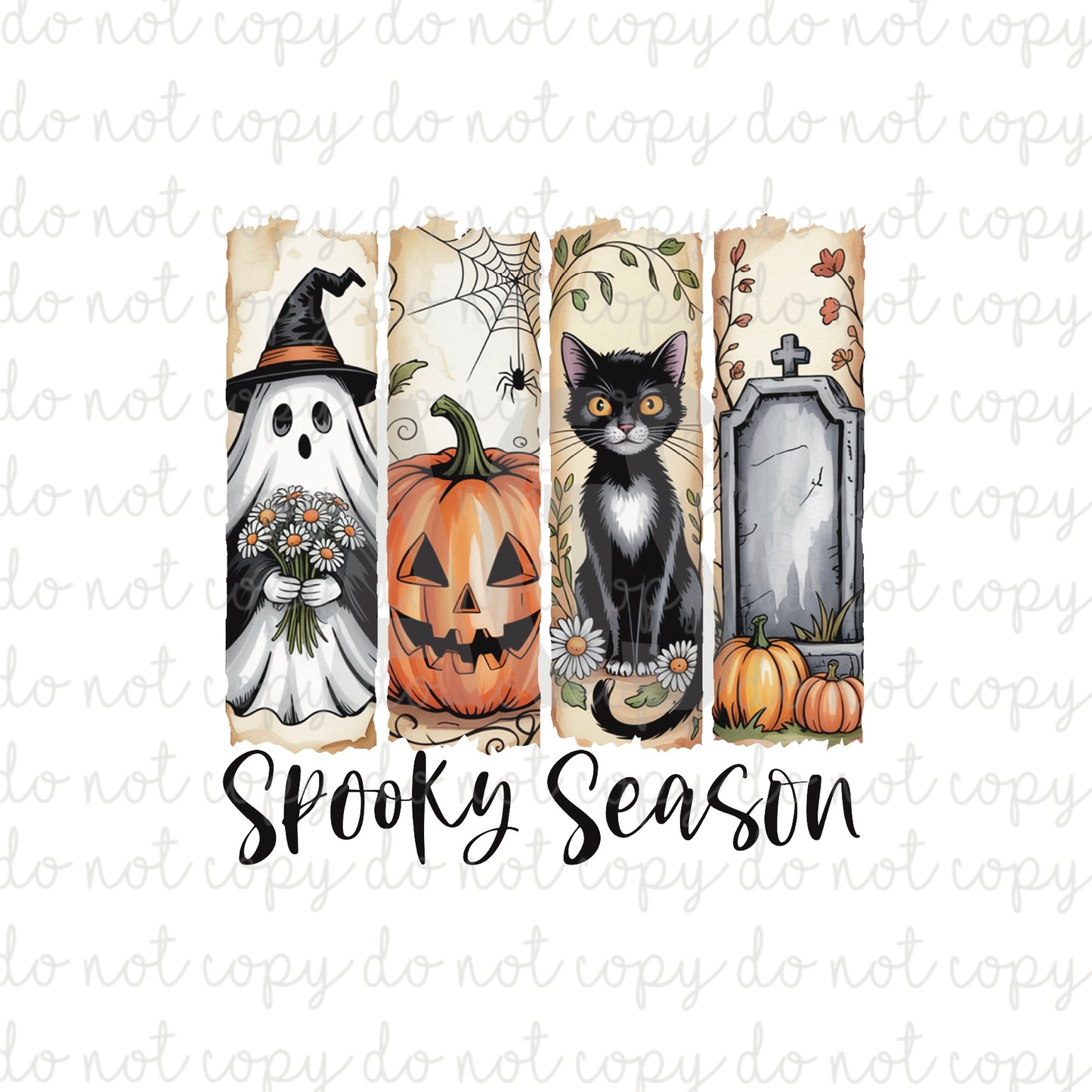 DECAL 168 Spooky Season Brush Strokes