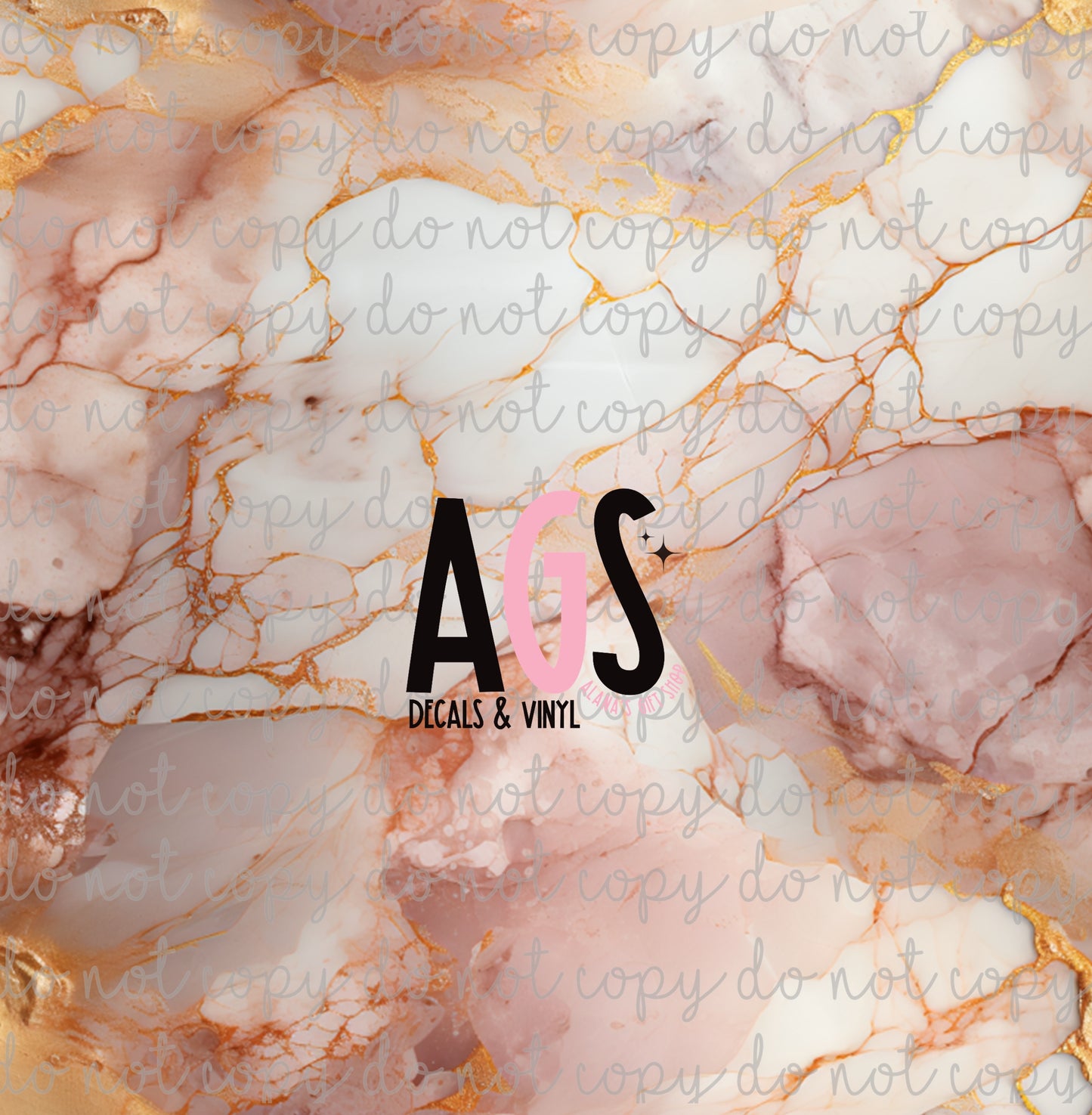 0985 Rose Gold Marble Deep