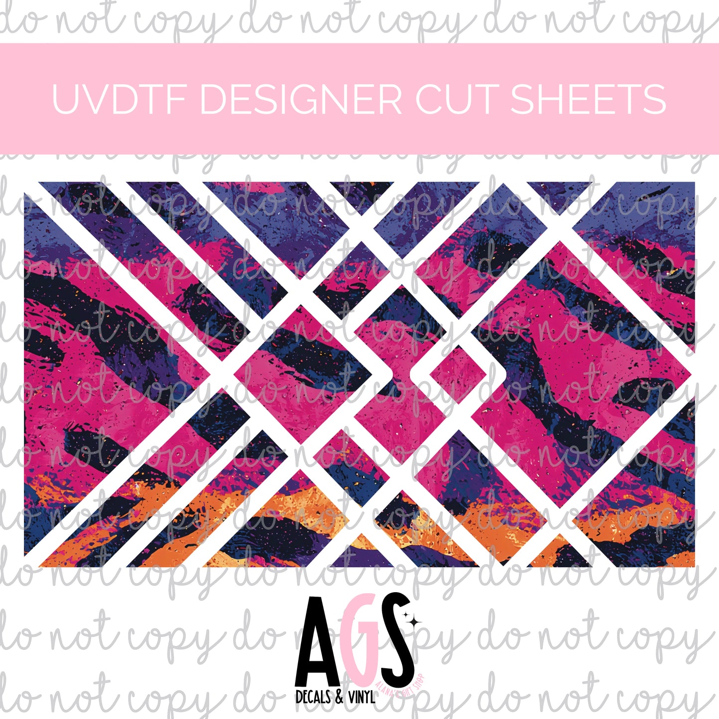 UV DTF DESIGNER CUT SHEETS 01 Bright Safari