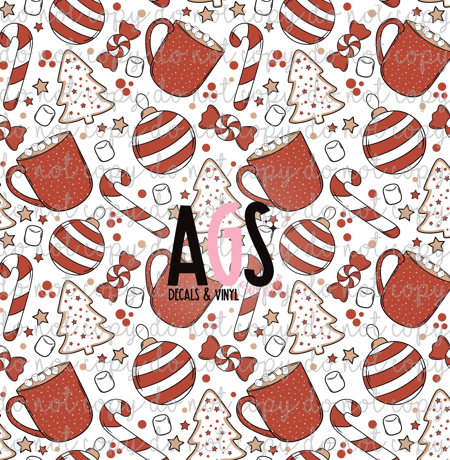 1315 Red Christmas Cookie