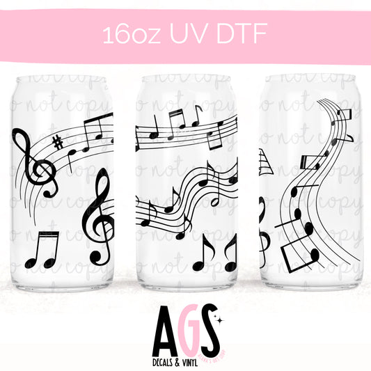 UV DTF-055 Music Notes
