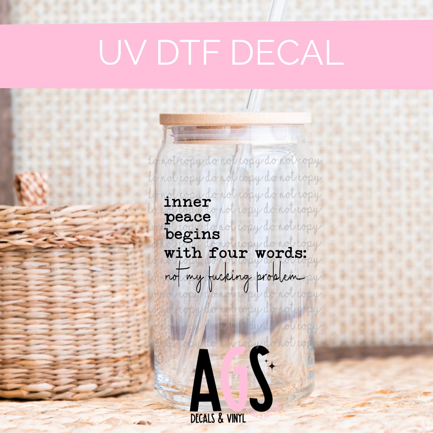 DECAL 055 Not My Fucking Problem