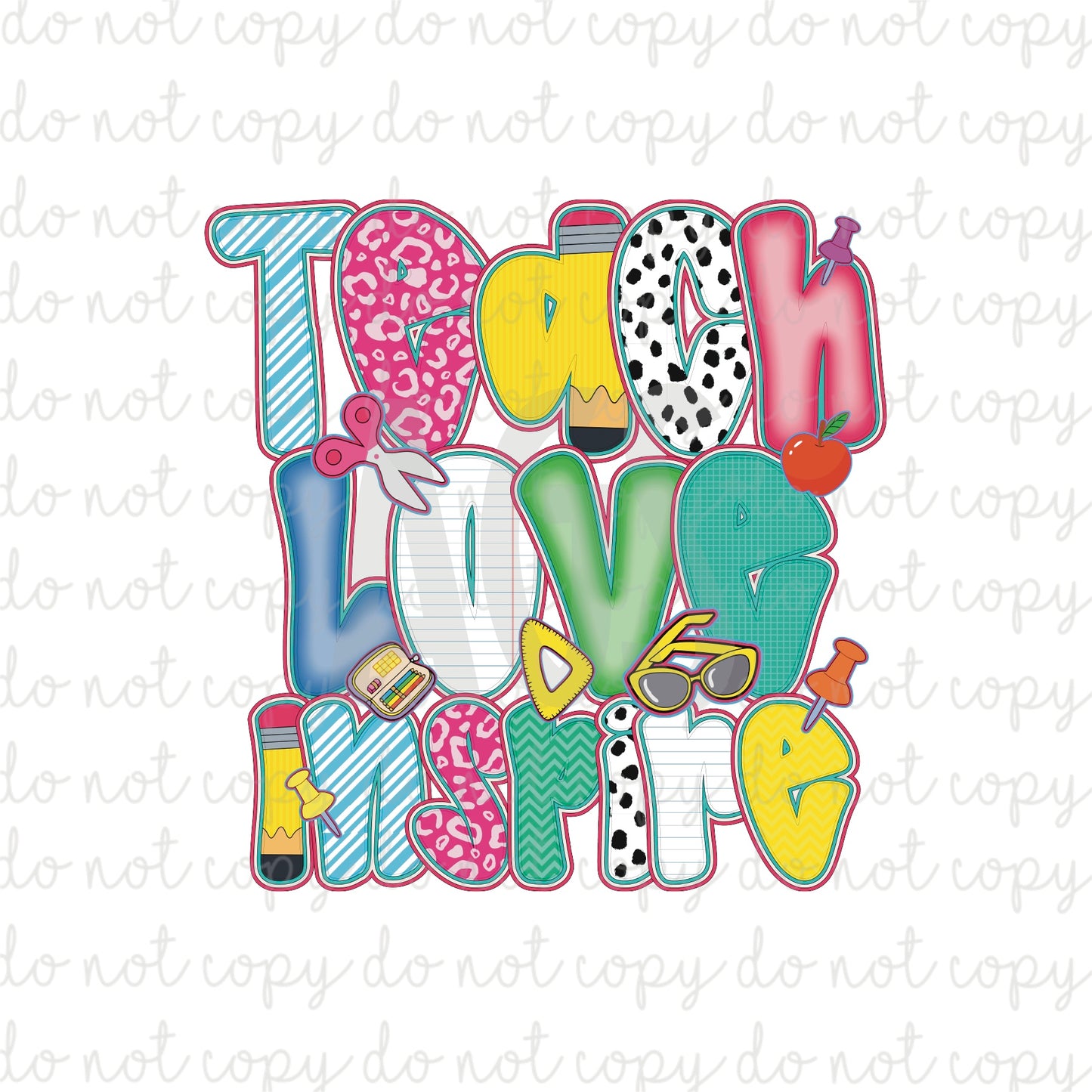DECAL 045 Teach Love Inspire