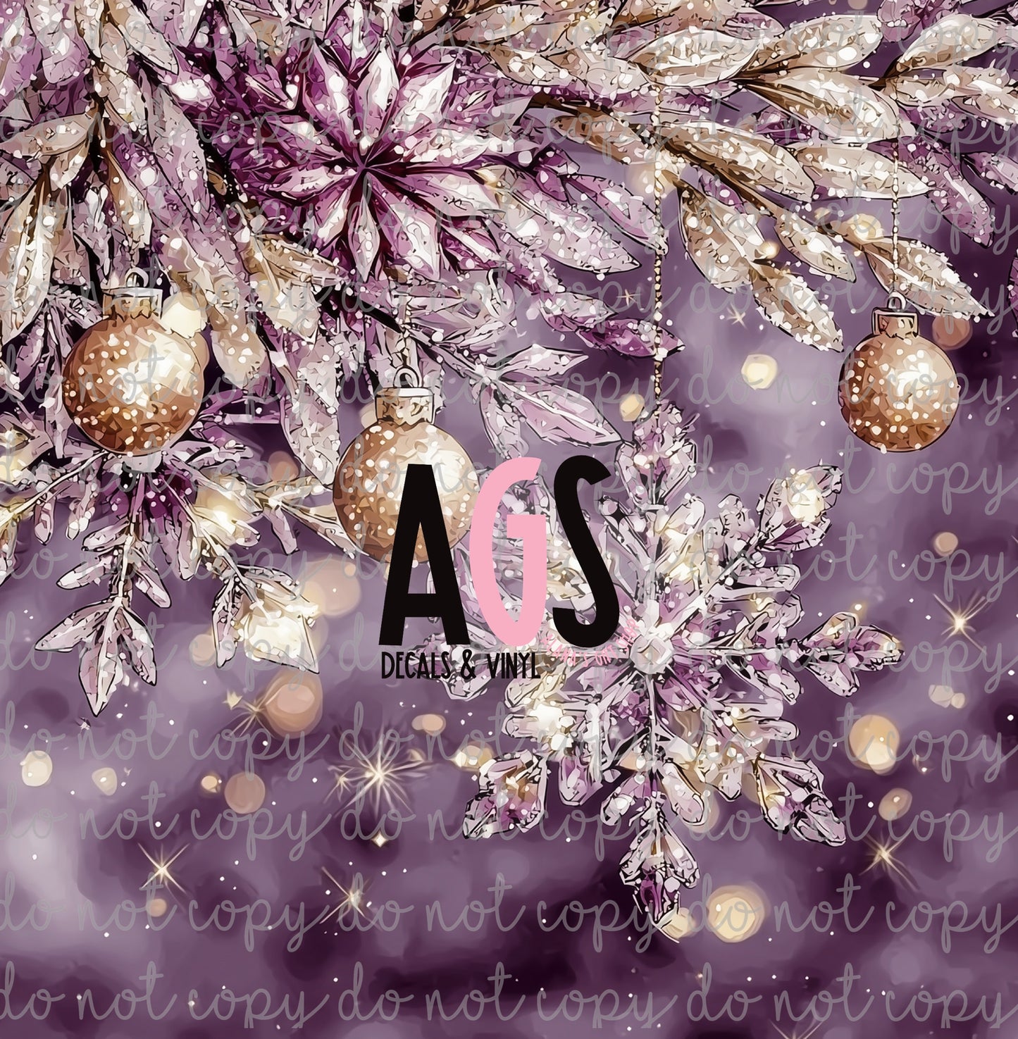 1882 Purple Snowflake