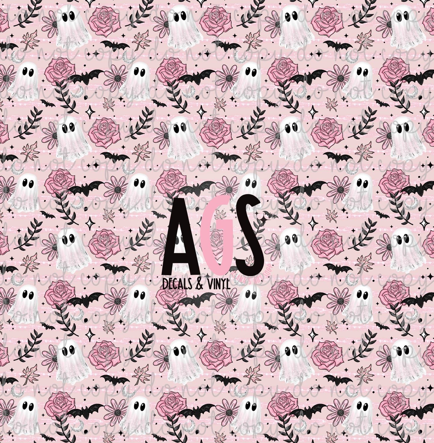 1781 Pink Floral Ghostie