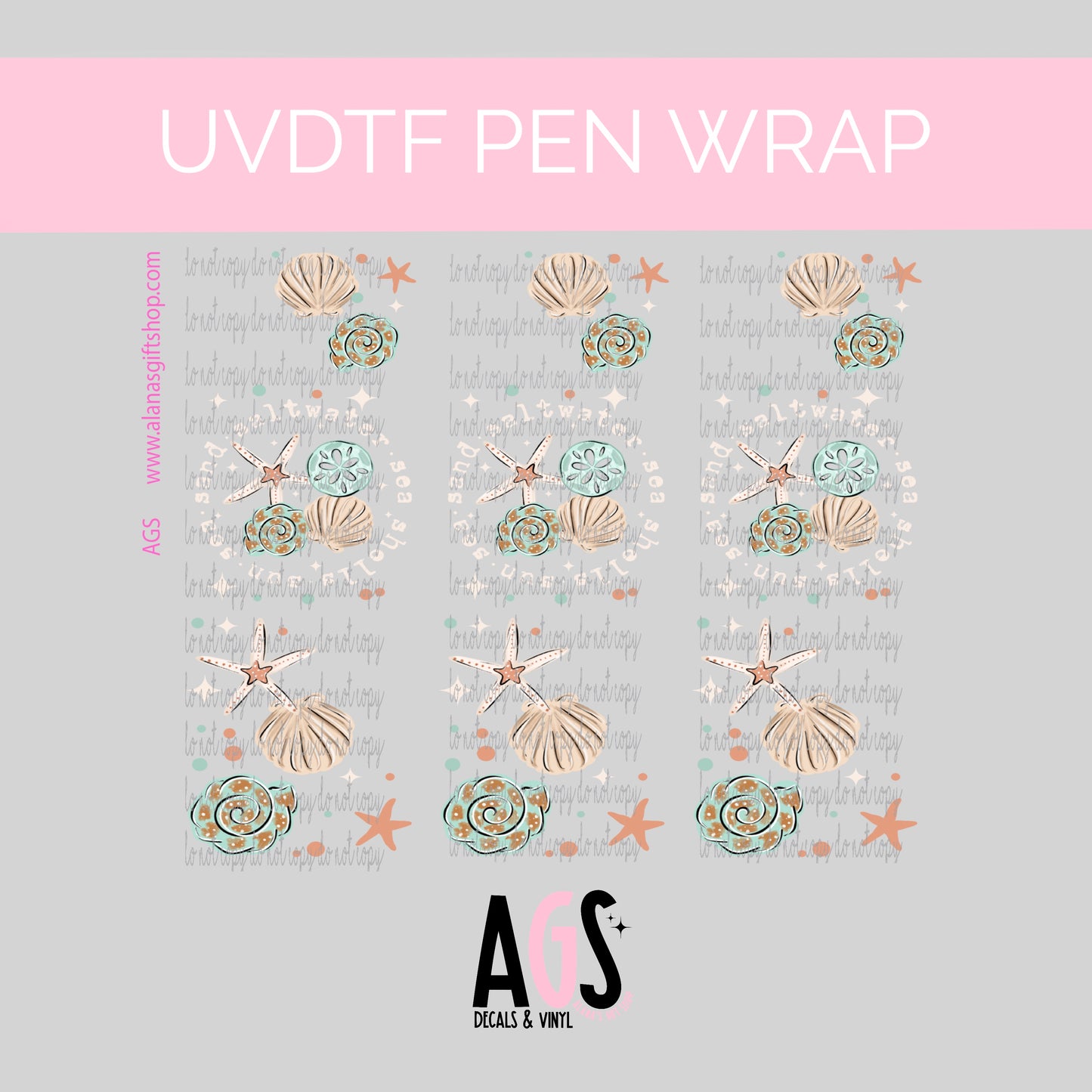 PEN WRAP 054 Sea Shells