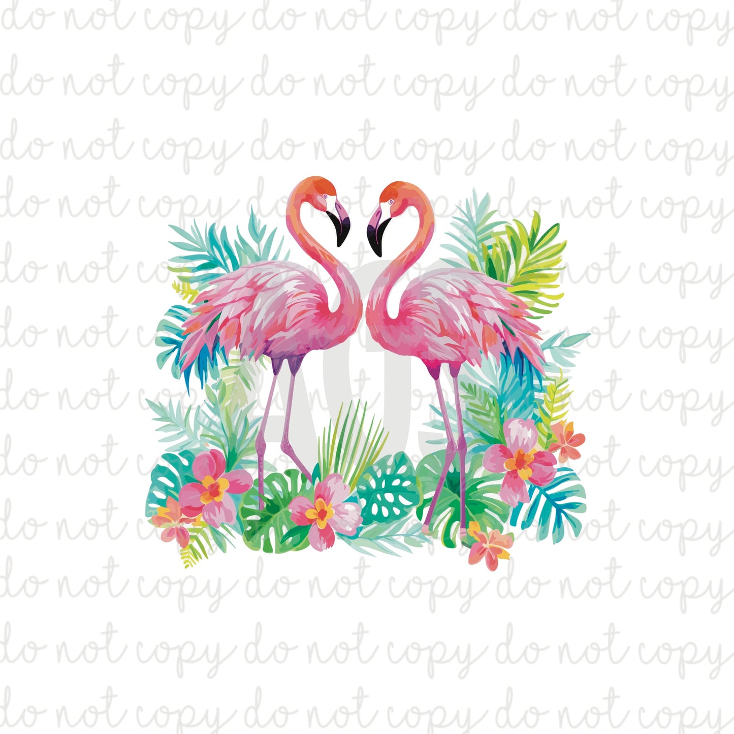 DECAL 163 Double Flamingo