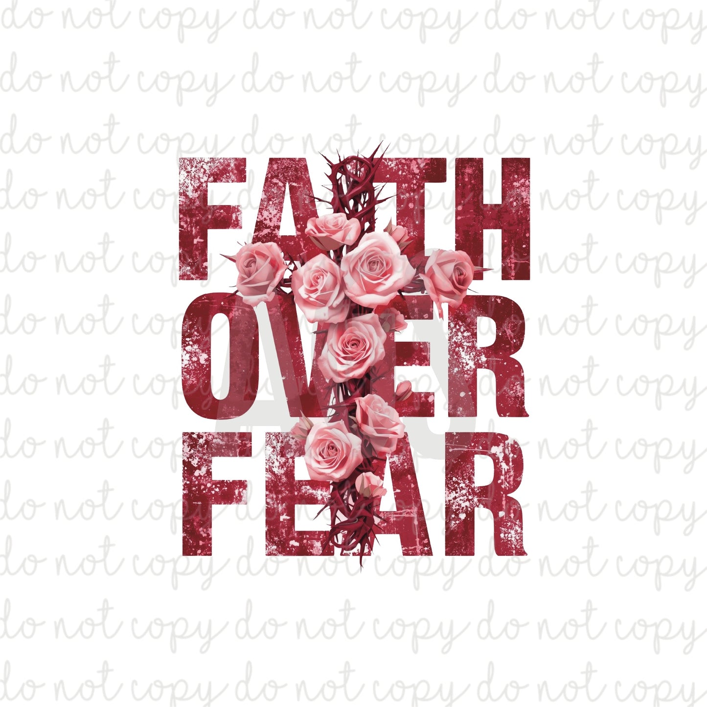 DECAL 114 Faith Over Fear