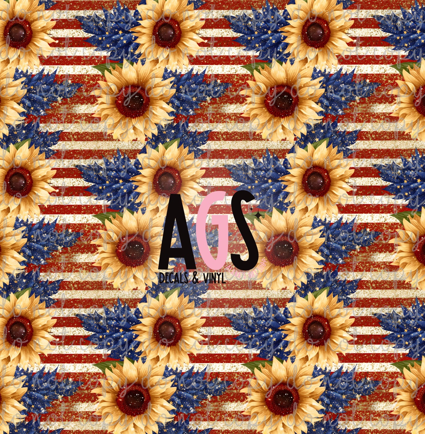1018 Star Spangled Sunflower