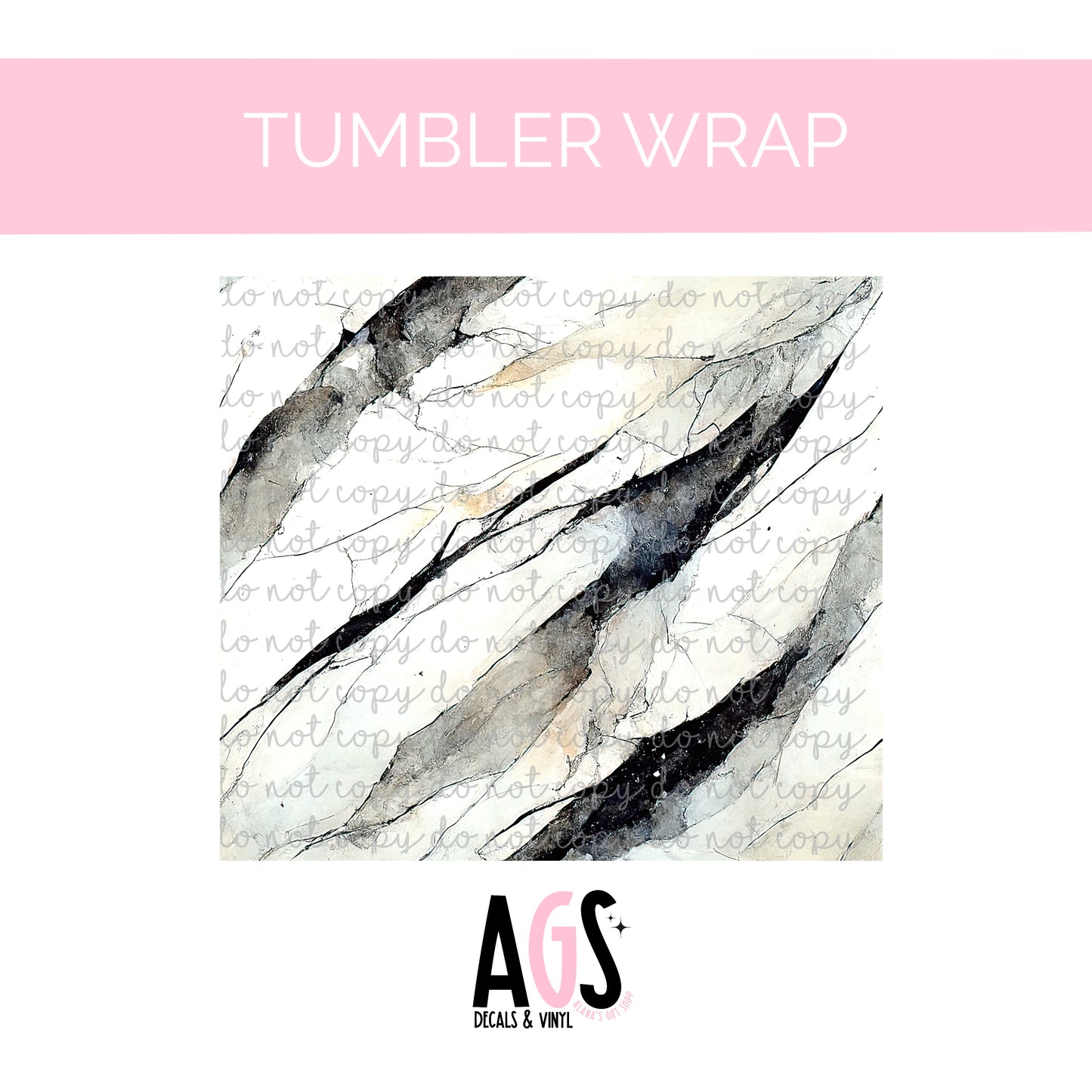 TW-064 White Black Marble