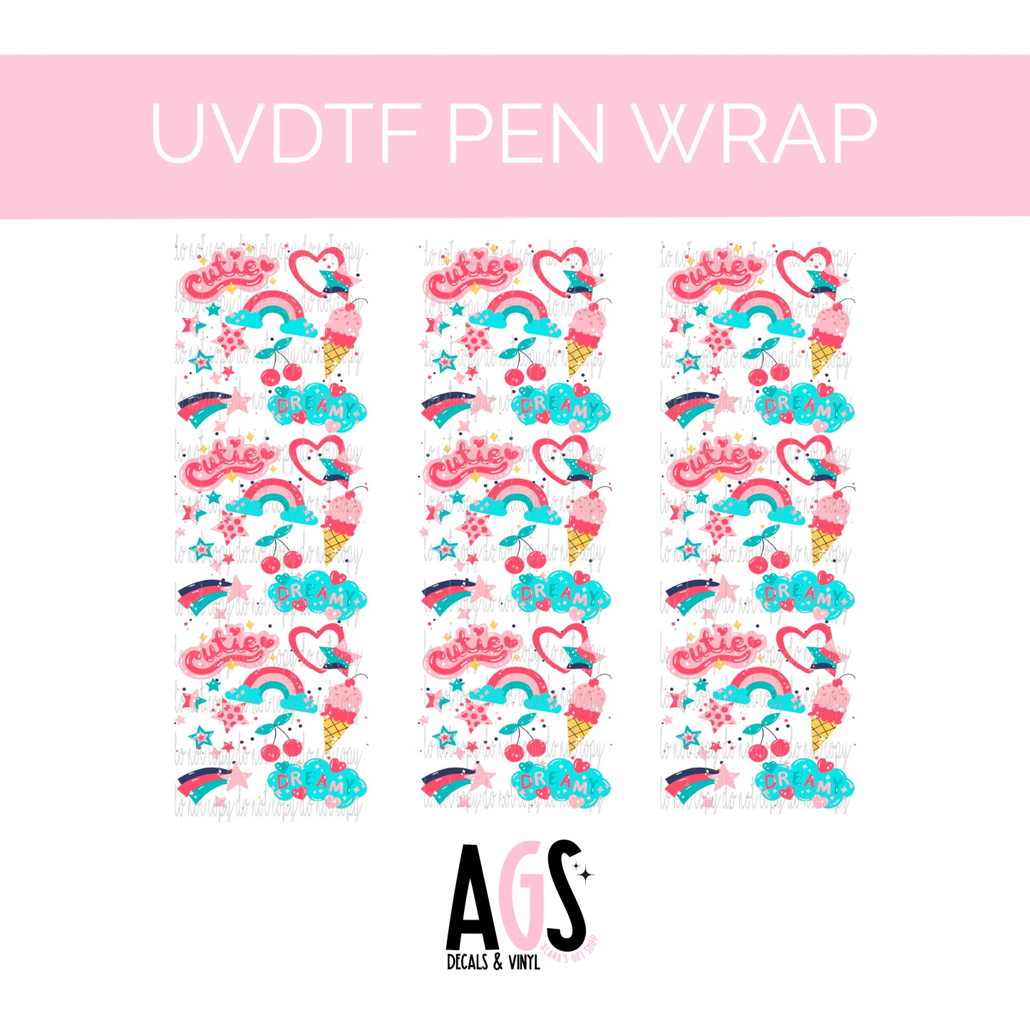 PEN WRAP 018 - Cutie Stars