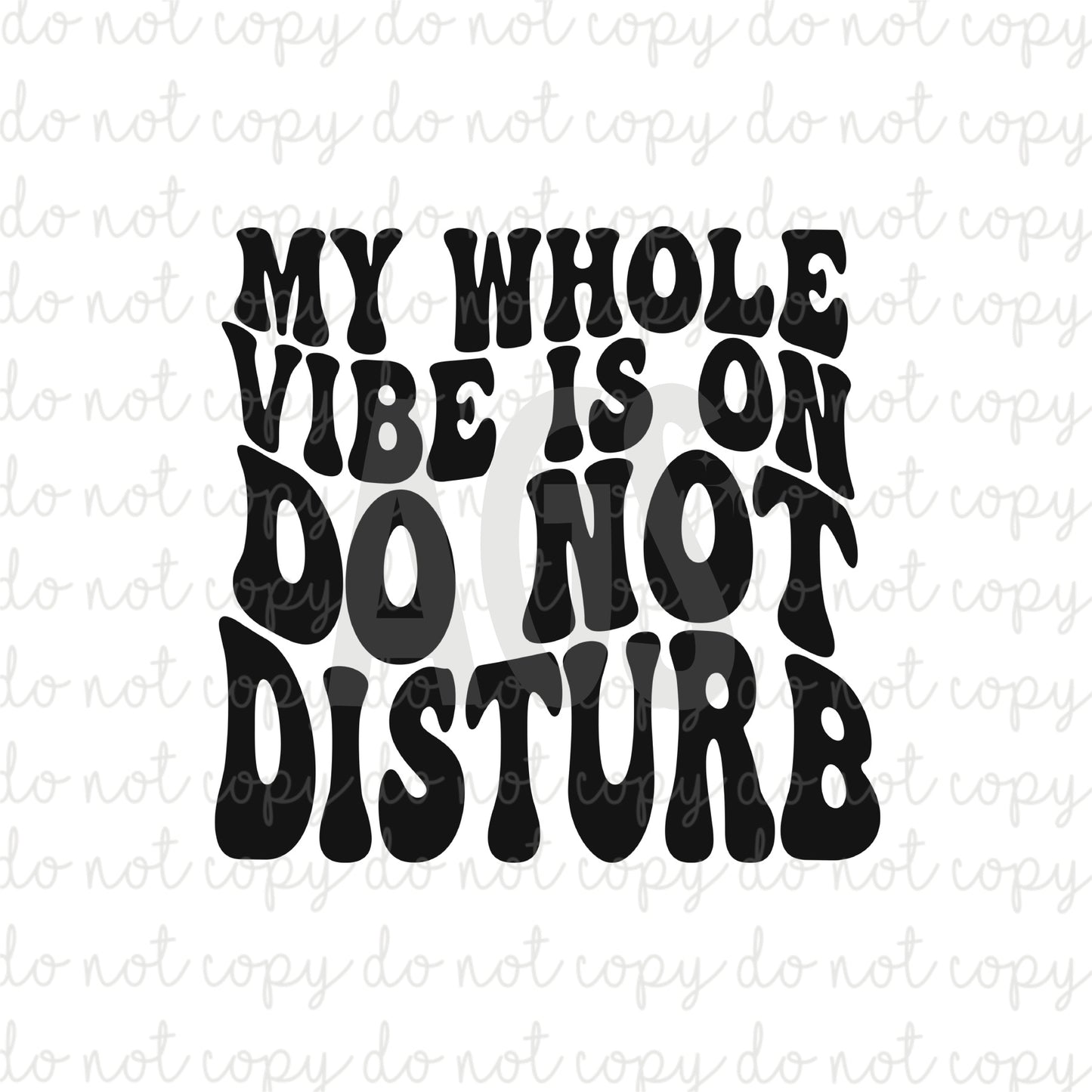 DECAL 162 Do Not Disturb