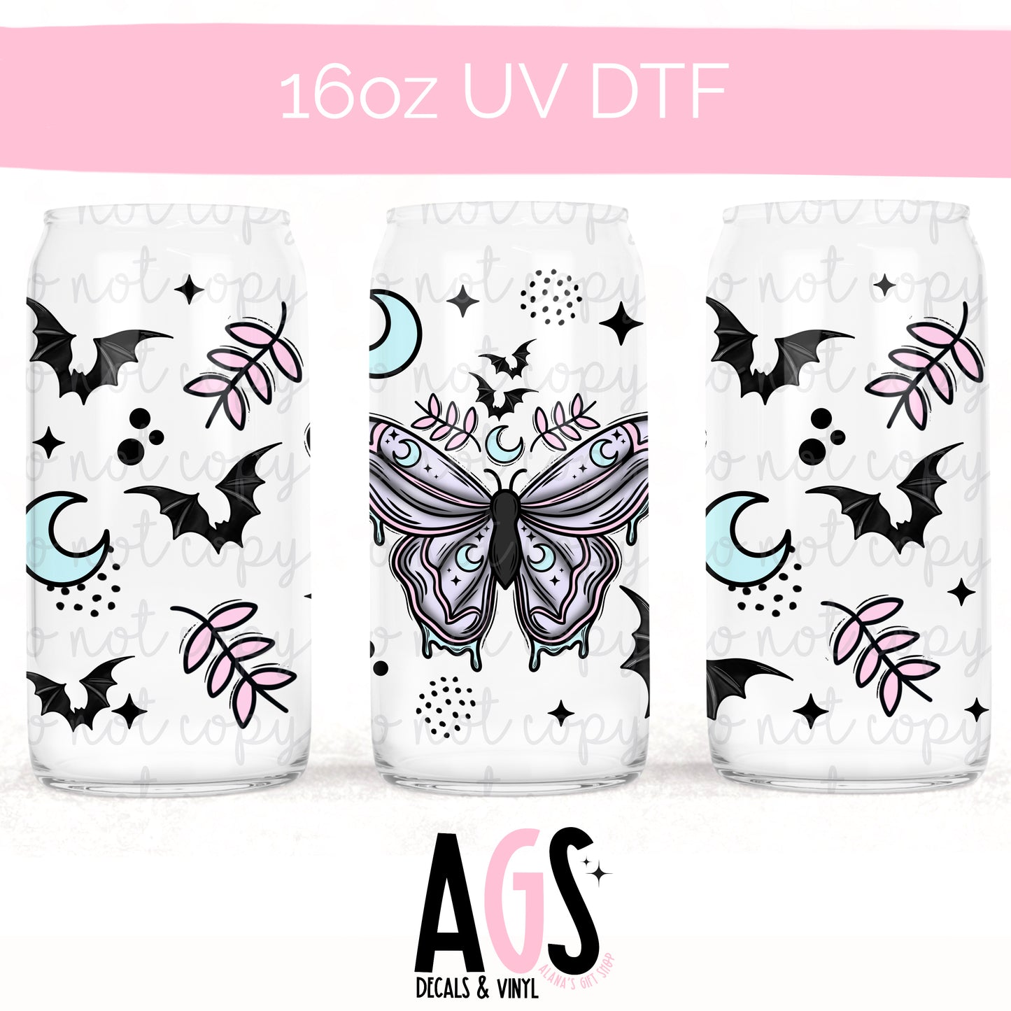 UV DTF- 008 Celestial Moth