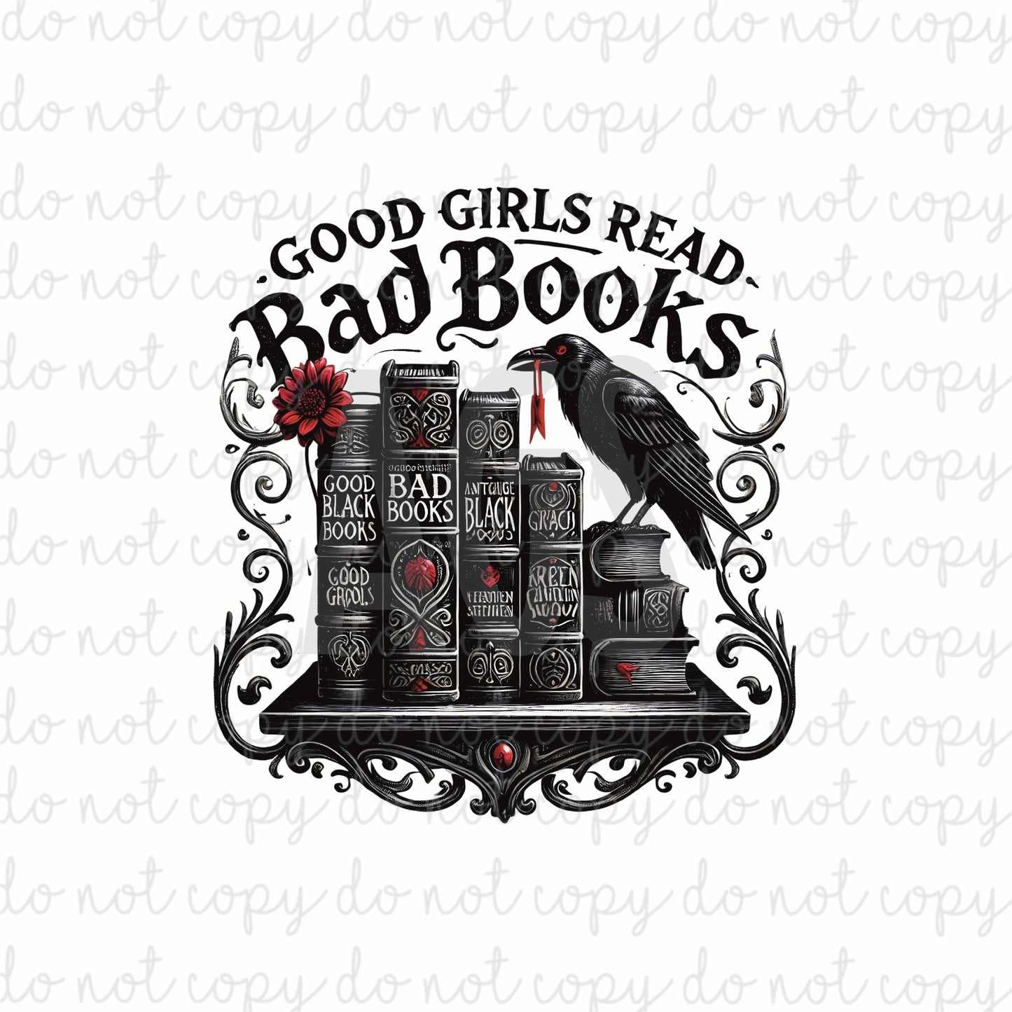 DECAL 231 Good Girls Read Black