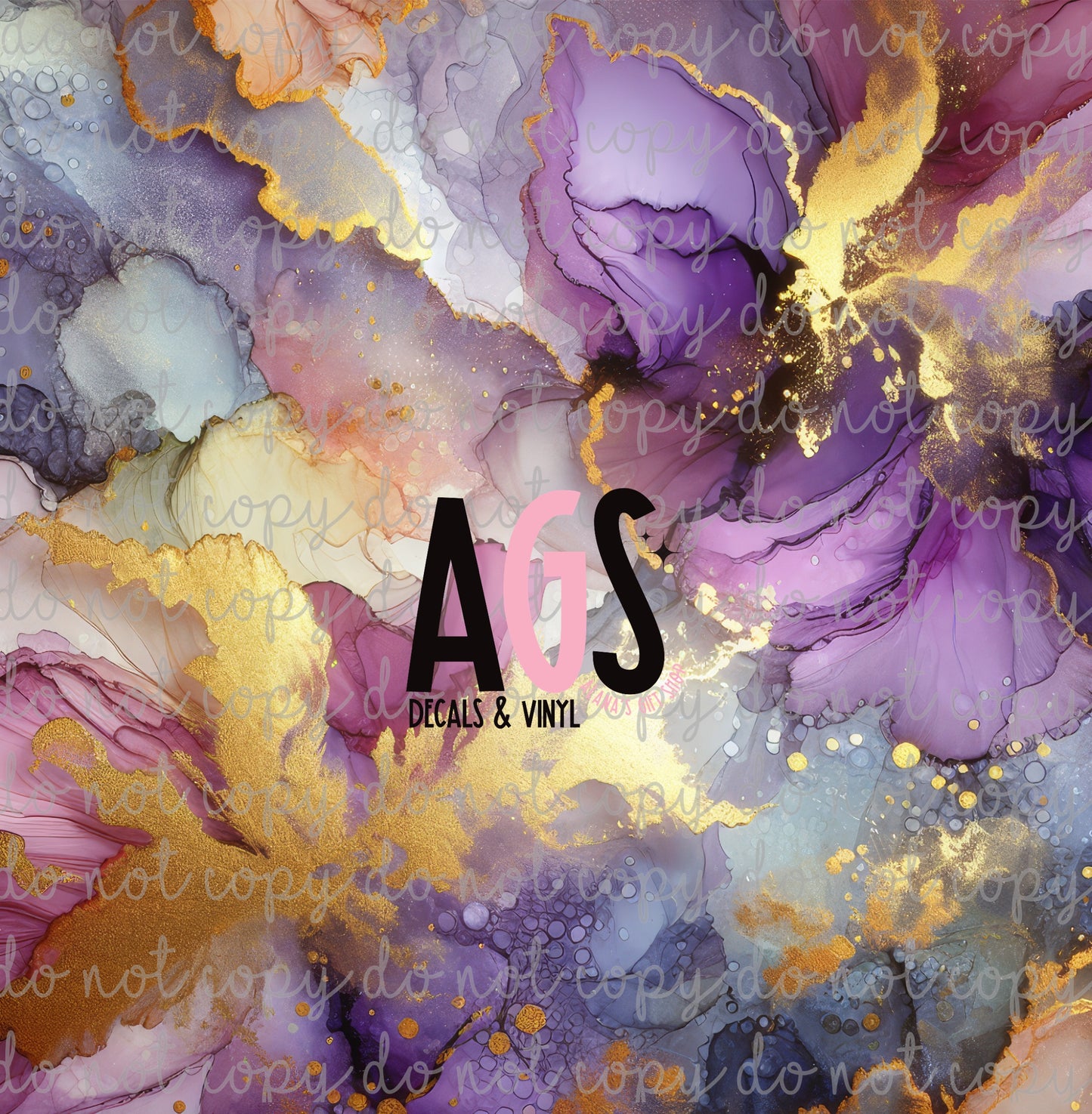 1224 Purple & Gold Inks