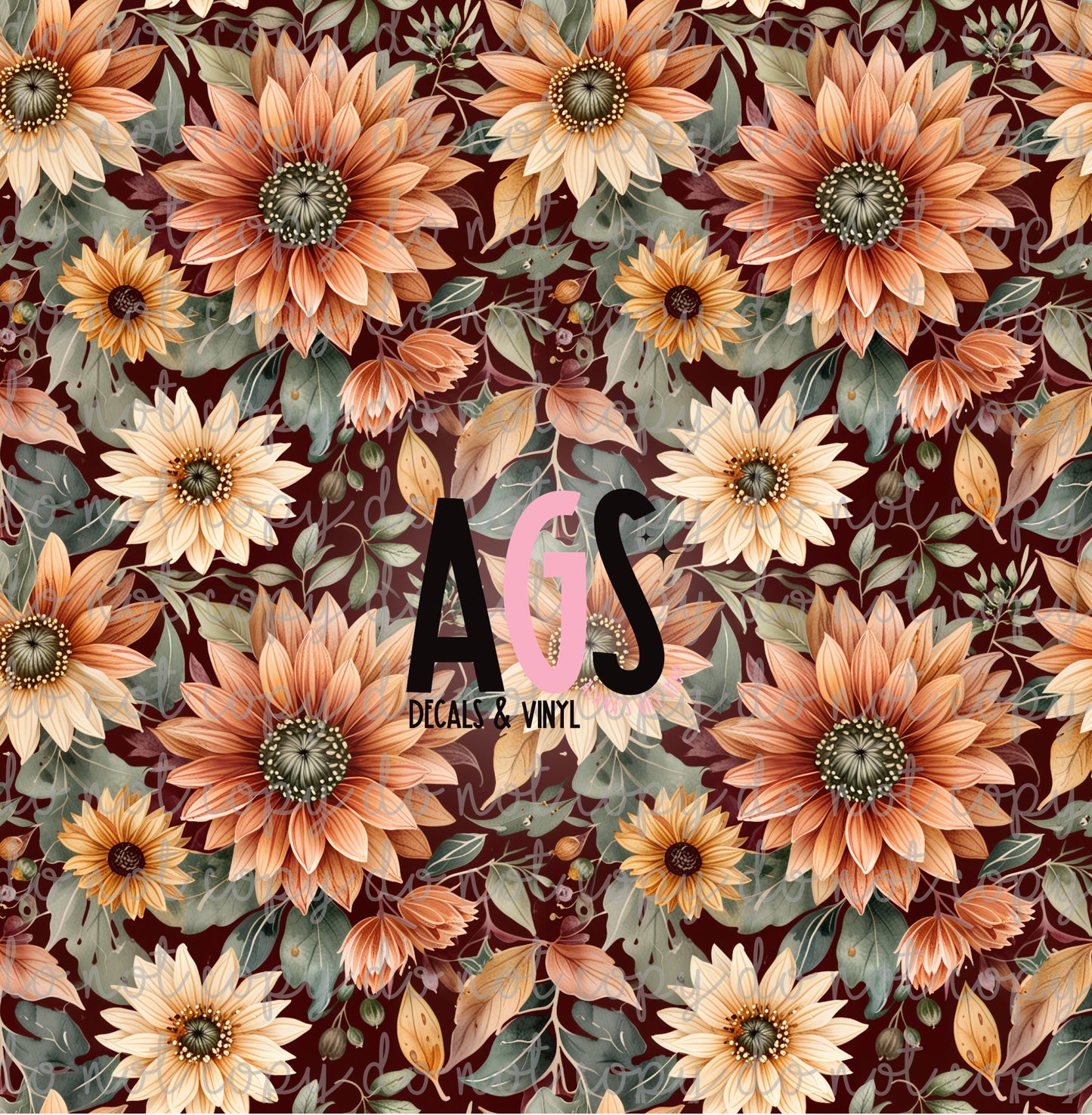 1839 Warm Autumn Flowers