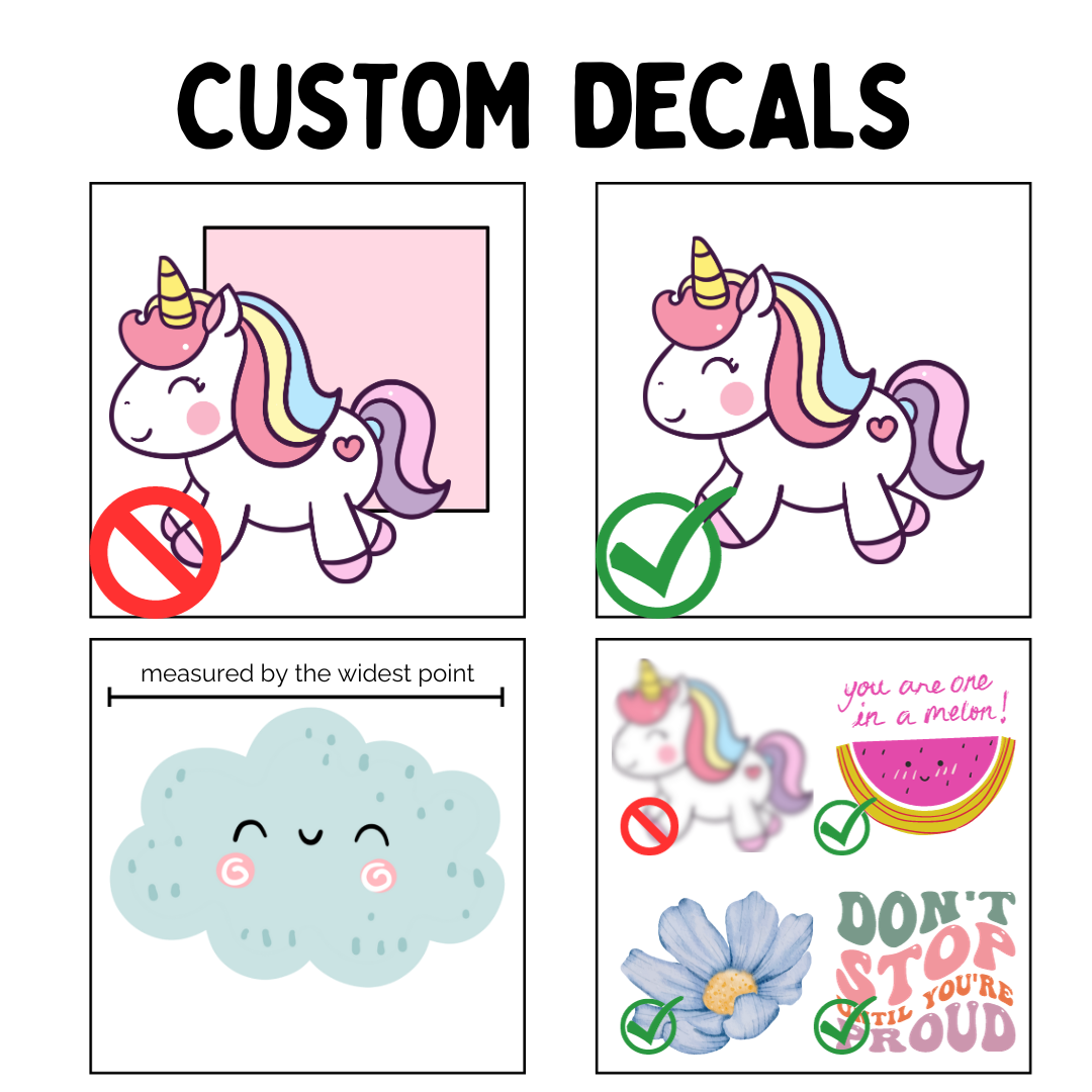 CUSTOM DECAL- You upload your image to be printed