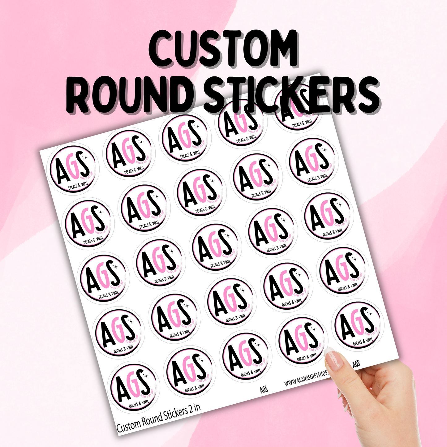 CUSTOM STICKER SHEETS - You upload your image to be printed